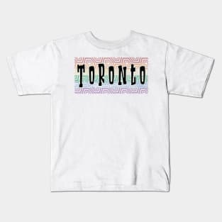 LGBTQ PATTERN CANADA TORONTO Kids T-Shirt